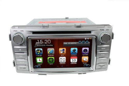lsqSTAR 6.2 Inch Single Din Touch Screen Car DVD GPS