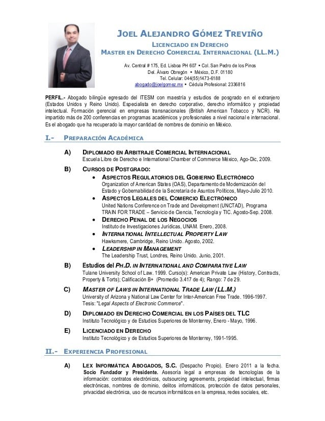 Modelo De Curriculum Vitae Recien Graduado Modelo De