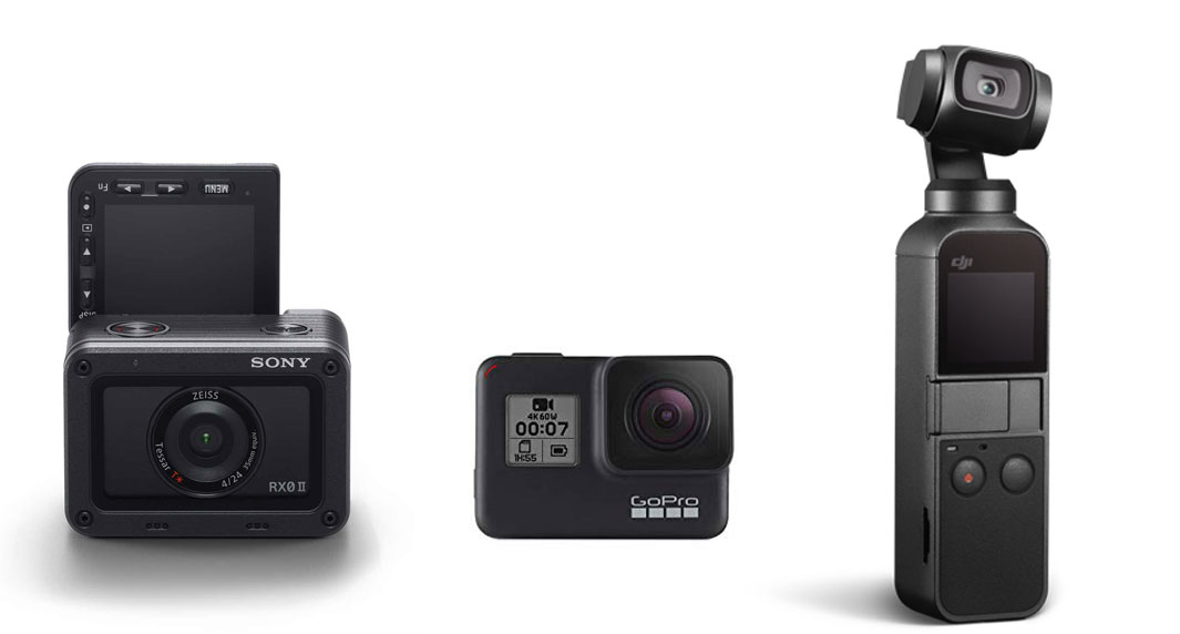 Sony Rx0 Ii Vs Gopro Hero7 Black Vs Dji Osmo Pocket - Best Vlog & Action Camera - El Producente