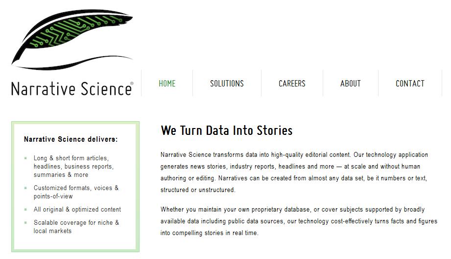 Narrative Science If Software Replaced Journalist