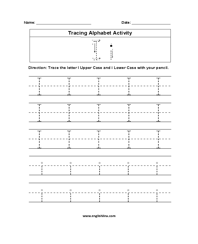 Alphabet Worksheets Tracing Alphabet Worksheets