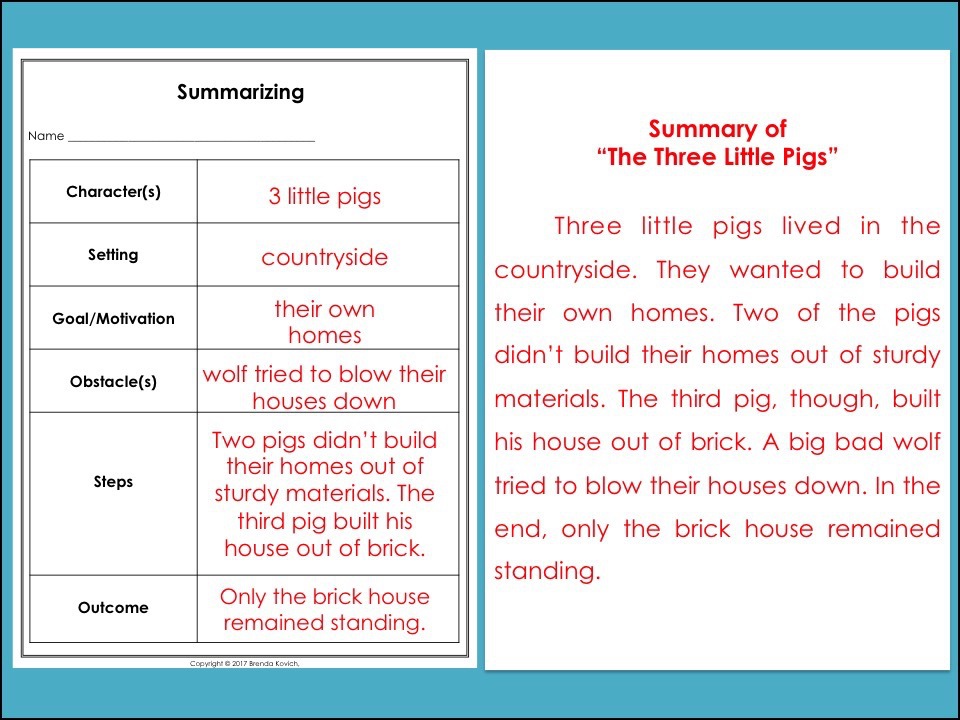 Using a Story Arc to Summarize and Find Theme Enjoy Teaching