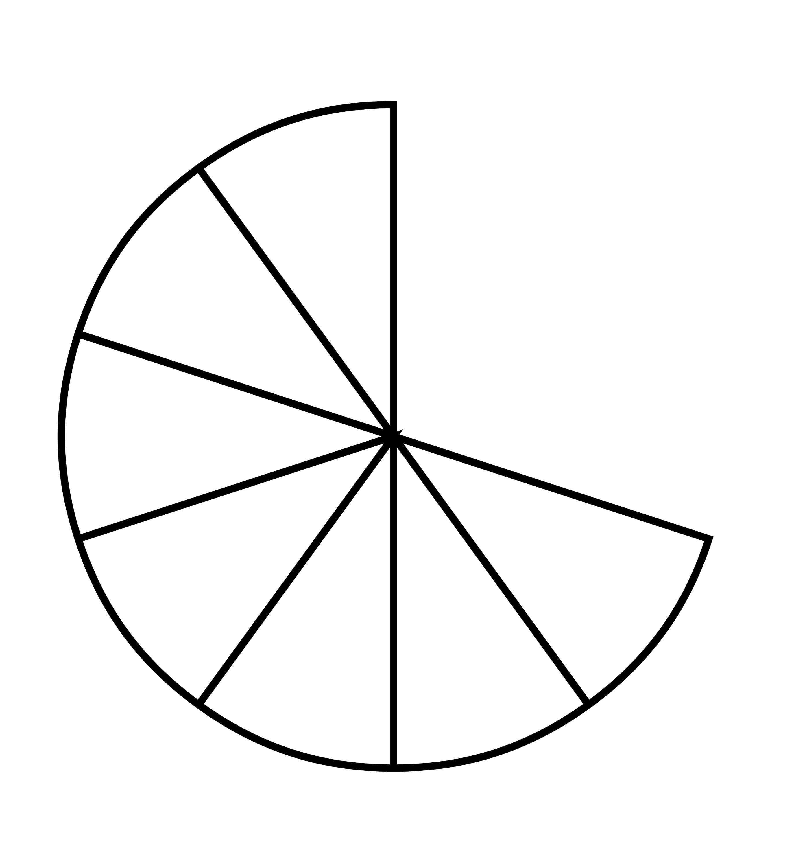 Seven Tenths of a Fraction Pie ClipArt ETC