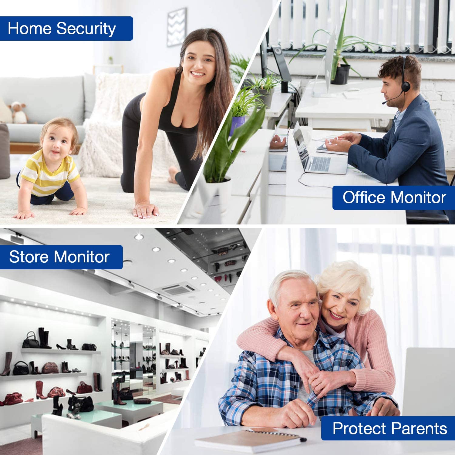 Hidden Camera Clock True 1080P WiFi Spy Camera Nanny Cam