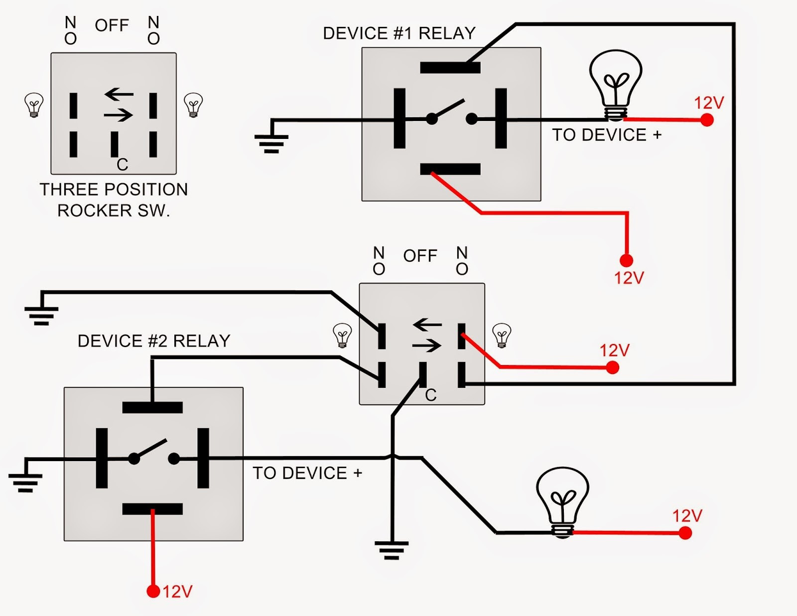 The top two pins are for the. Spst Switch Schematic | Wiring Diagram Database