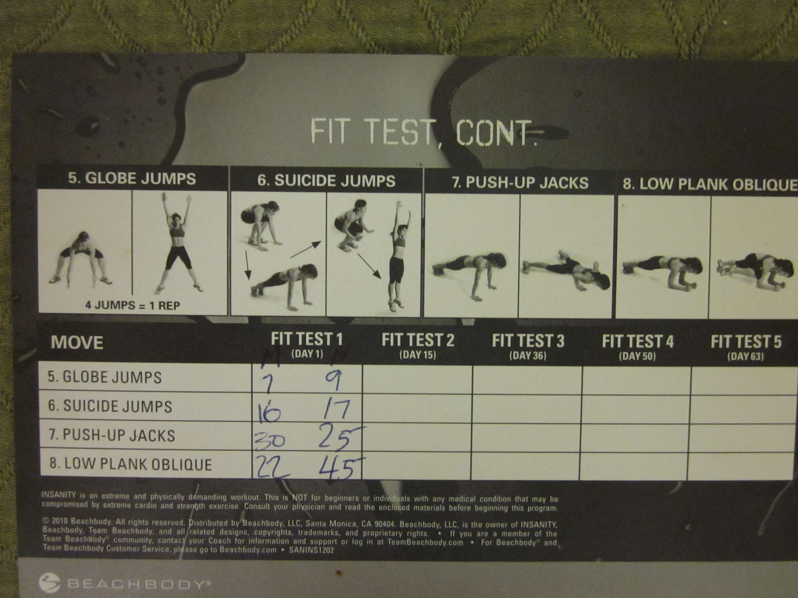 Insanity Warm Up 1 Member Workout by Kramc Cristobal