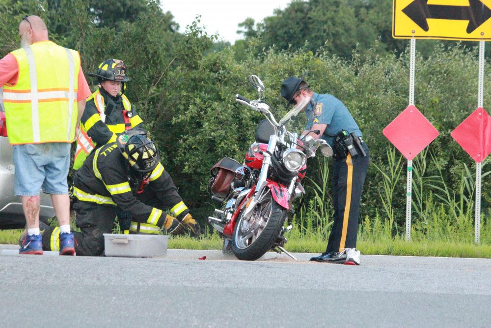 Motorcycle Crash In New Castle Sends Two To Hospital
