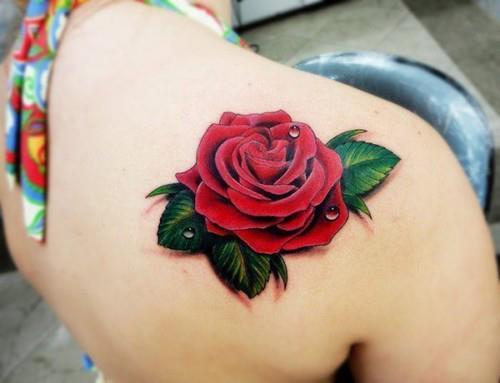 10 Best Rose Tattoo Design Ideas & Meaning For Women - Fmag.com 383_x_500_jpg