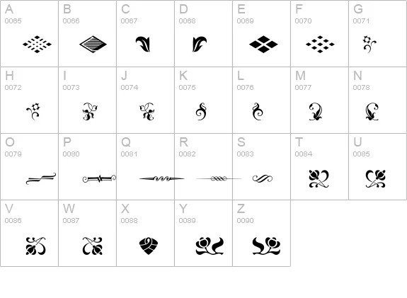 Type Embellishments One Font