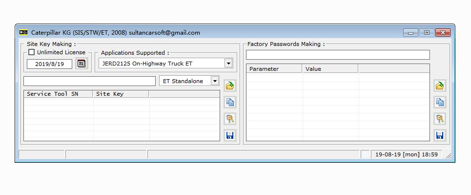 CAT Factory Password Keygen & ET SIS STW License Key Generator Download