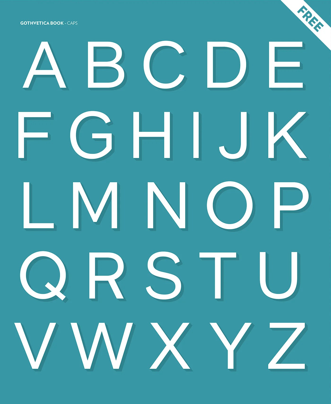 Gothvetica Book Free Font Free Design Resources