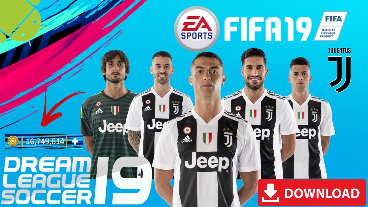 DLS19 Mod Juventus FIFA Offline Android Download