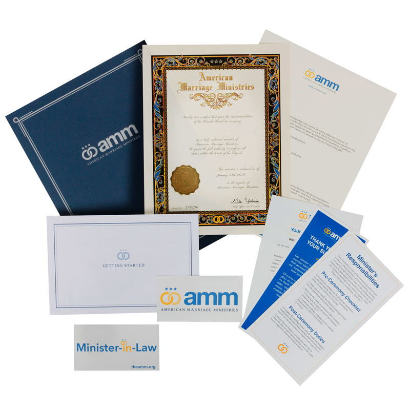 Signature Wedding Officiant Package Free Ordination