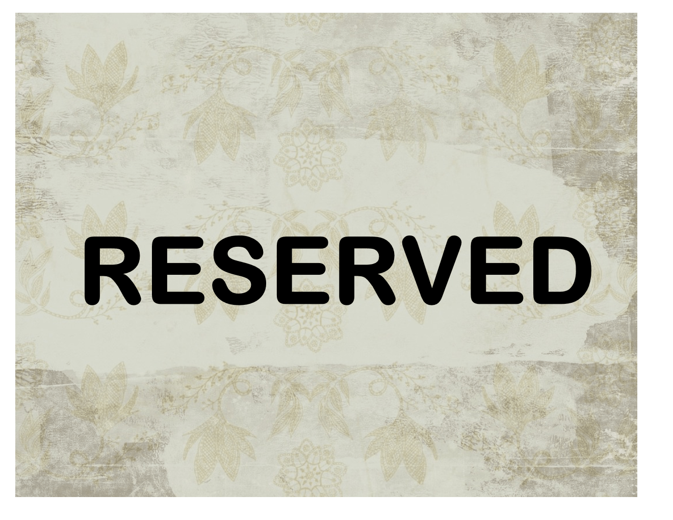 Reserved Sign