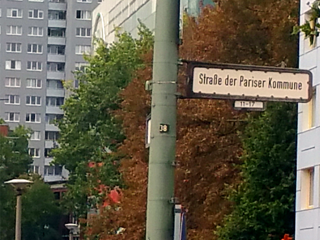 Straße der Pariser Kommune FriedrichshainKreuzberg TV