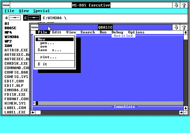 Running DOS Apps on Windows