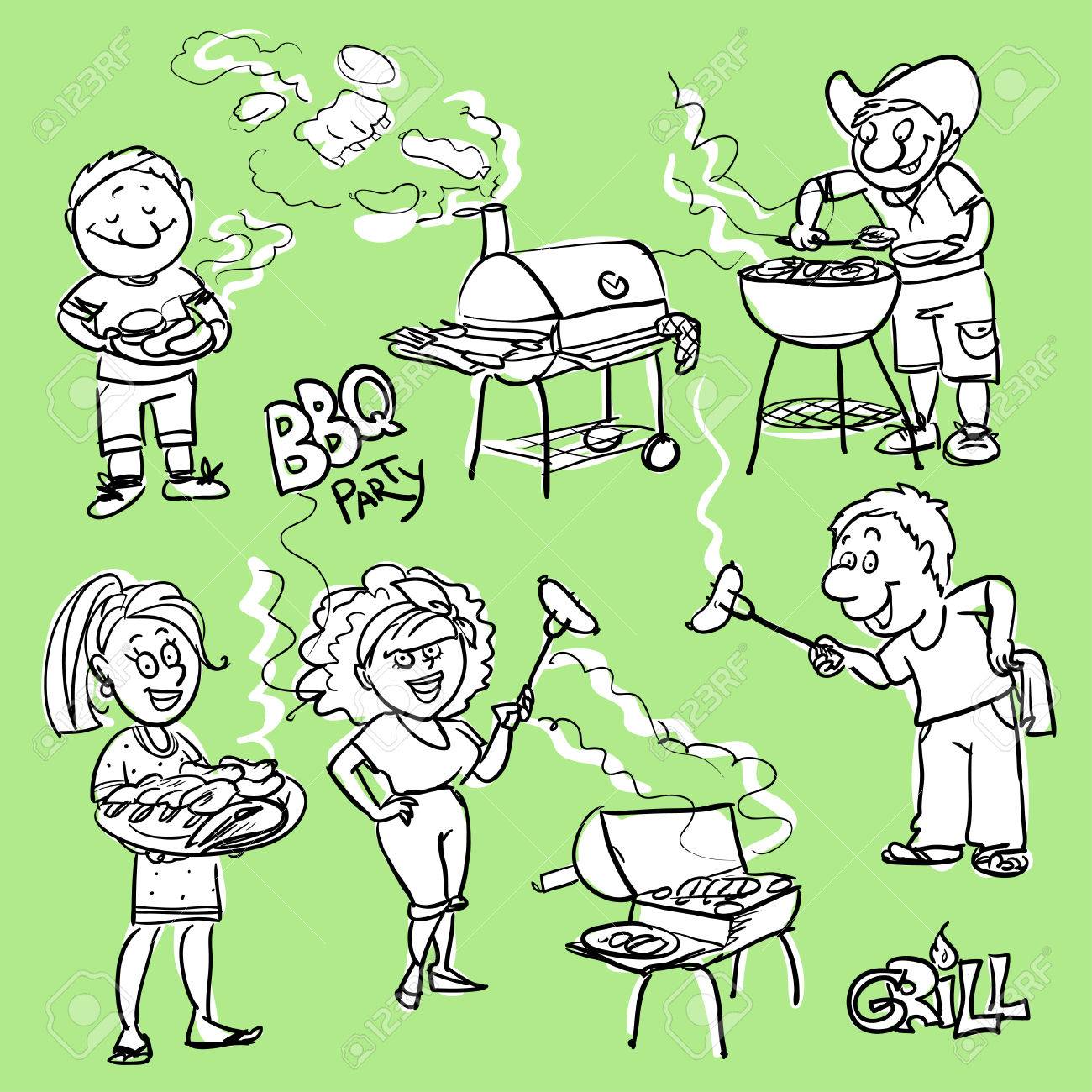 Bbq Drawing at GetDrawings Free download