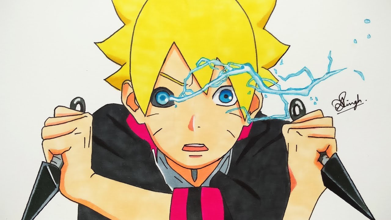 Boruto Drawing at GetDrawings Free download