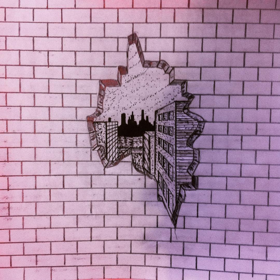 Brick Wall Drawing at GetDrawings Free download