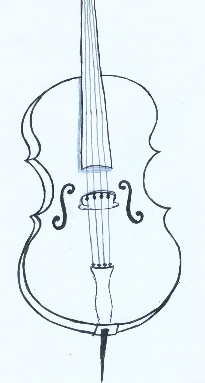 Cello Drawing at GetDrawings Free download