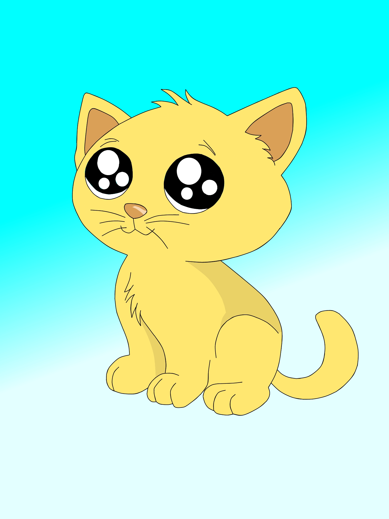 Cute Kitty Drawing at GetDrawings Free download