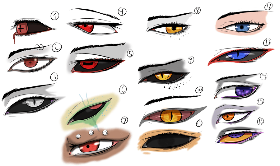 Evil Eyes Drawing at GetDrawings Free download