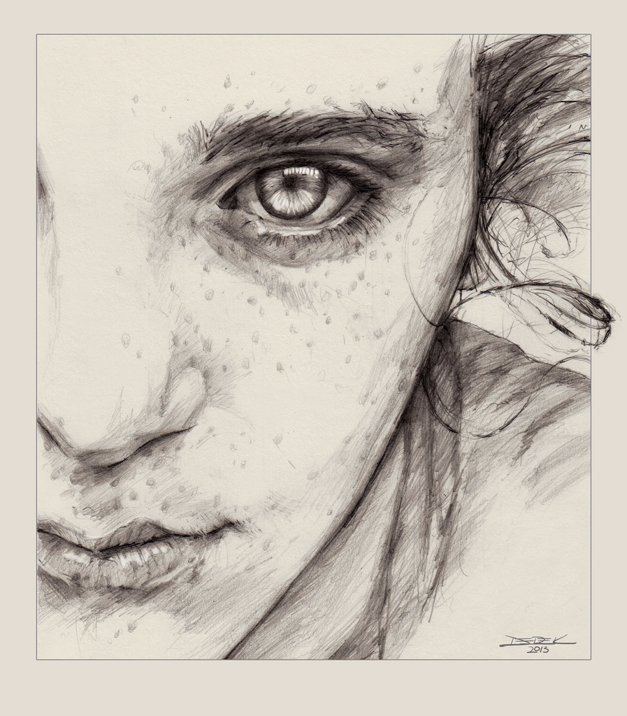 Eye Looking Down Drawing at GetDrawings Free download