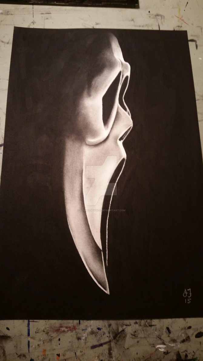 Ghost Face Drawing at GetDrawings Free download