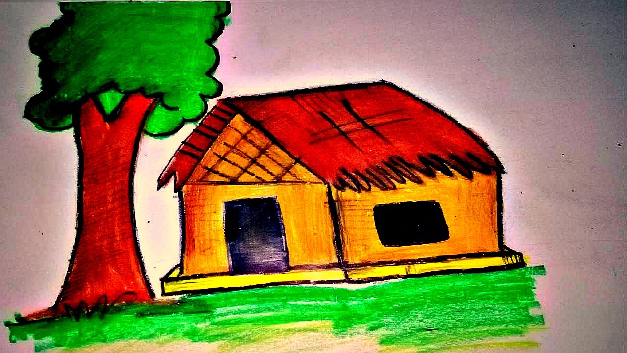 Hut Drawing at GetDrawings Free download
