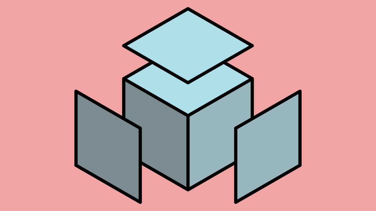 Isometric Cube Drawing at GetDrawings Free download