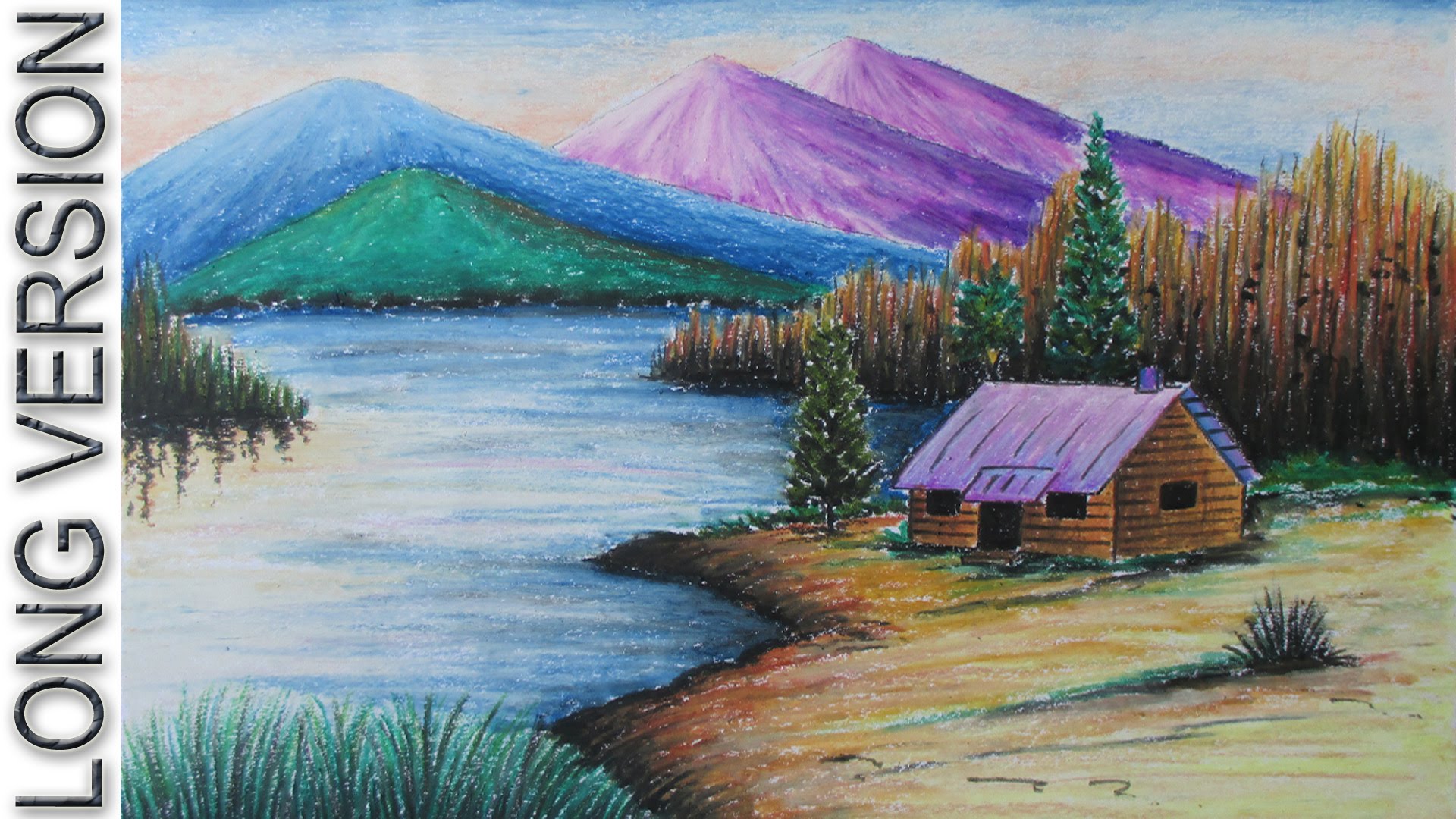 Mountain Scene Drawing at GetDrawings Free download