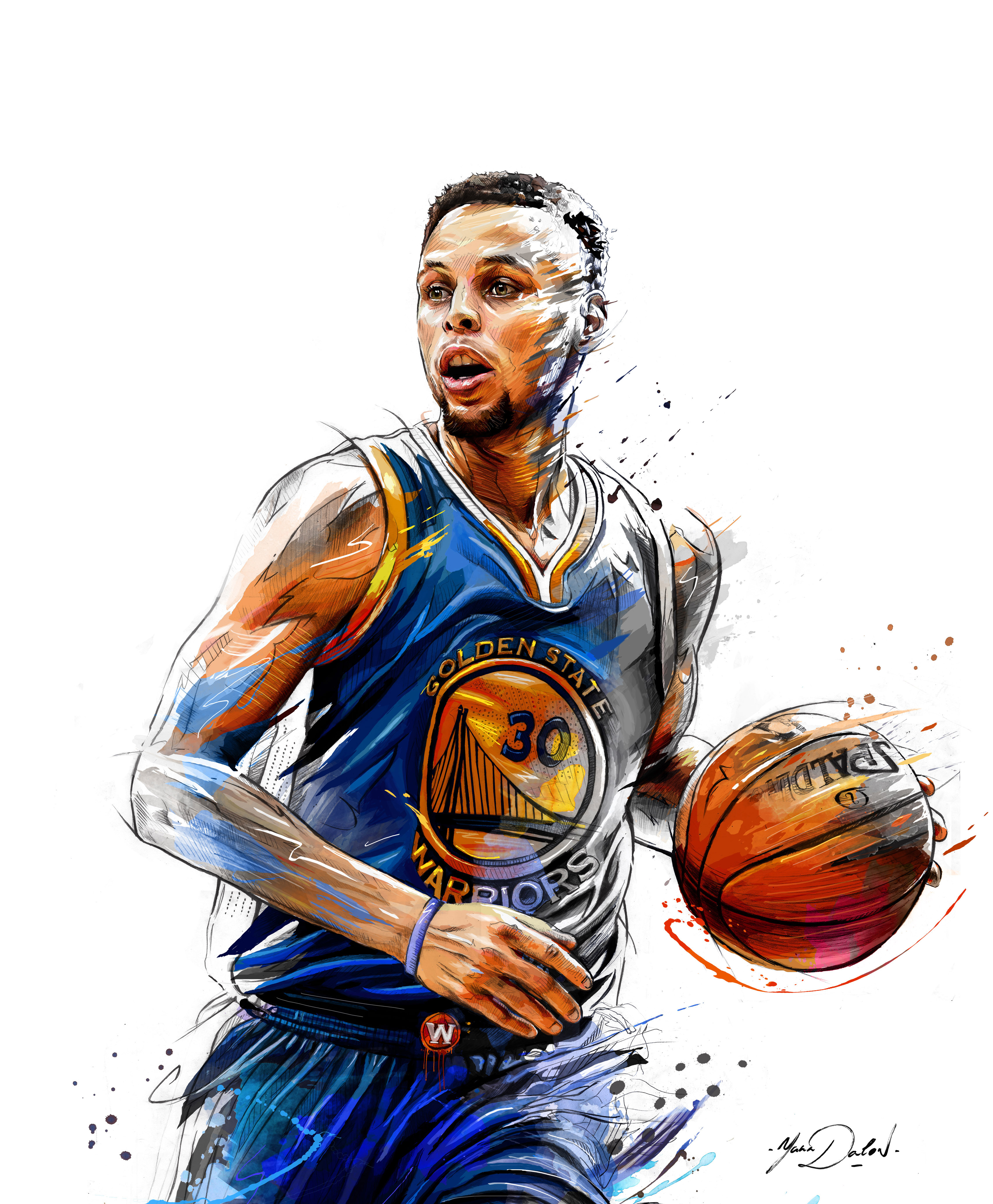 Nba Player Drawing at GetDrawings Free download