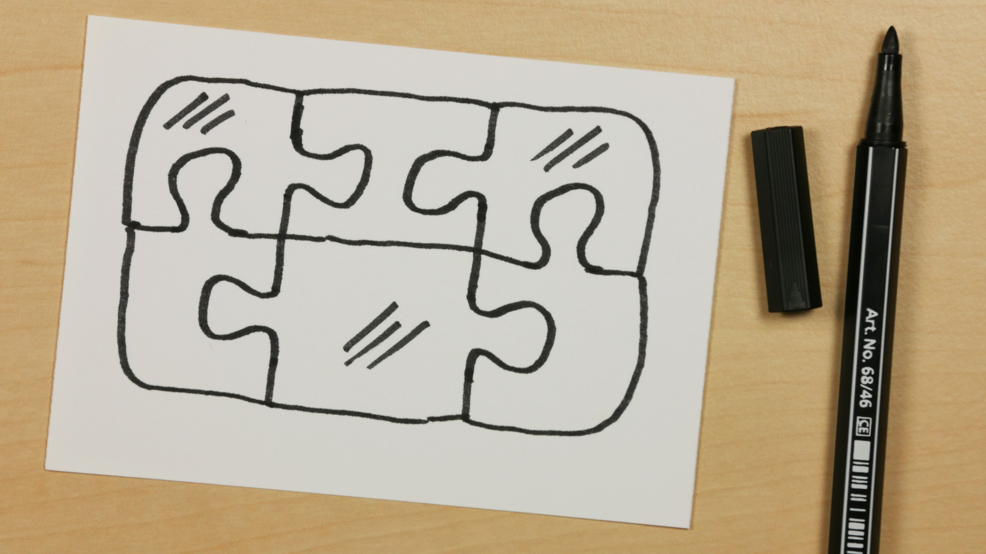 Puzzle Drawing at GetDrawings Free download