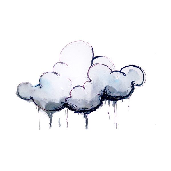 Rain Clouds Drawing at GetDrawings Free download