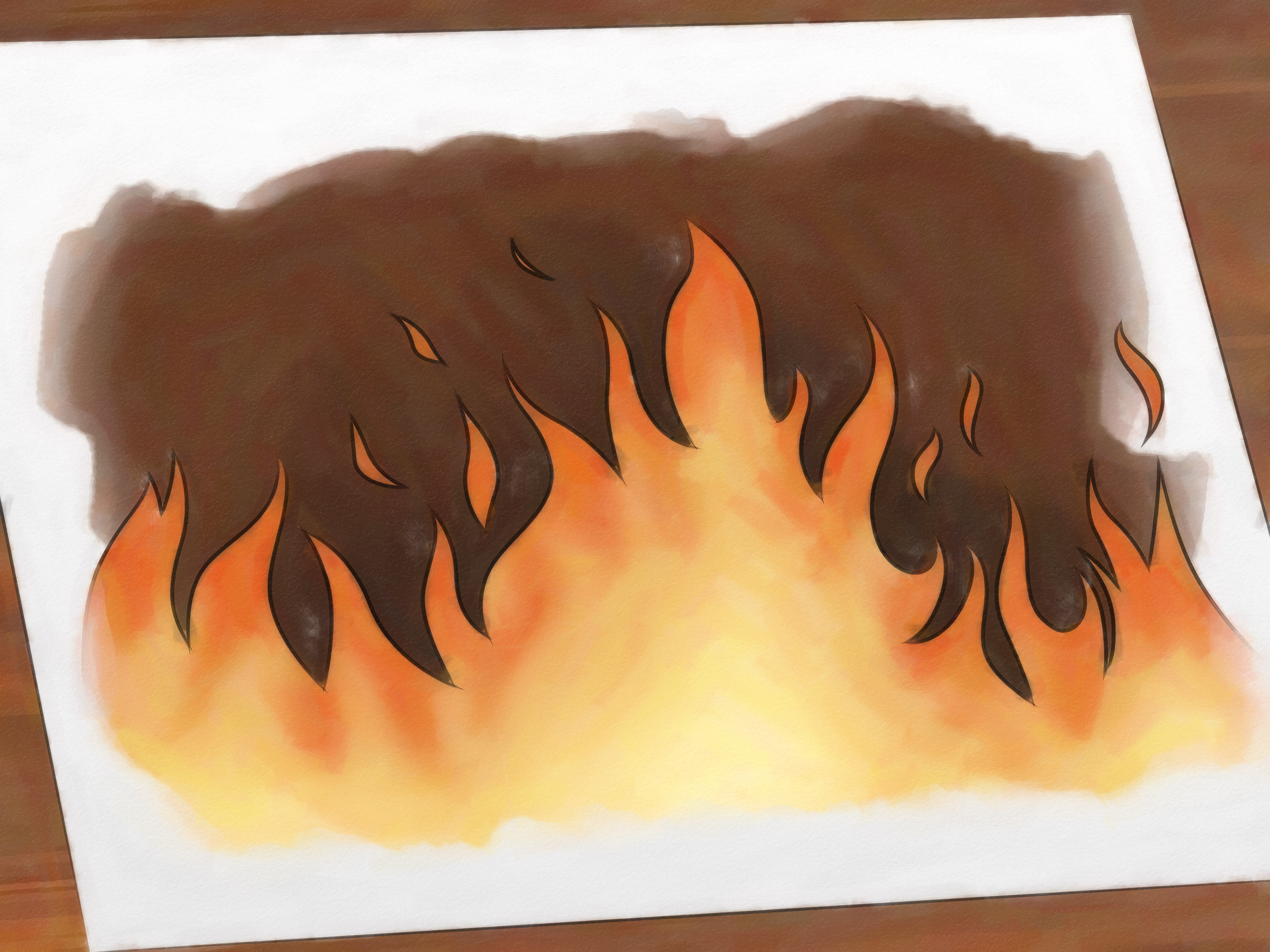 Realistic Fire Drawing at GetDrawings Free download