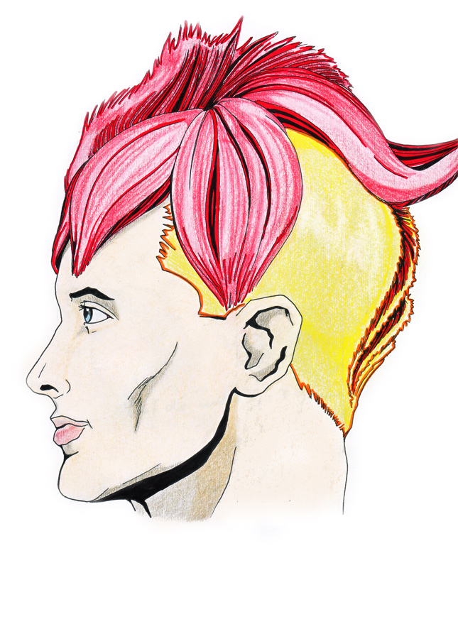 Sideways Face Drawing at GetDrawings Free download