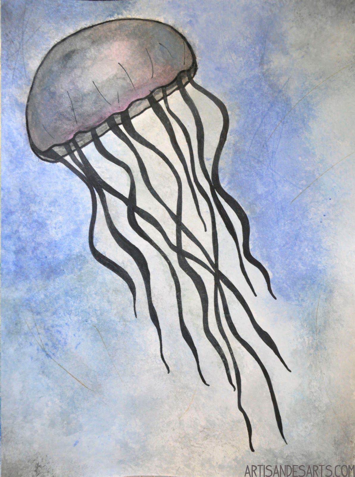 Simple Jellyfish Drawing at GetDrawings Free download