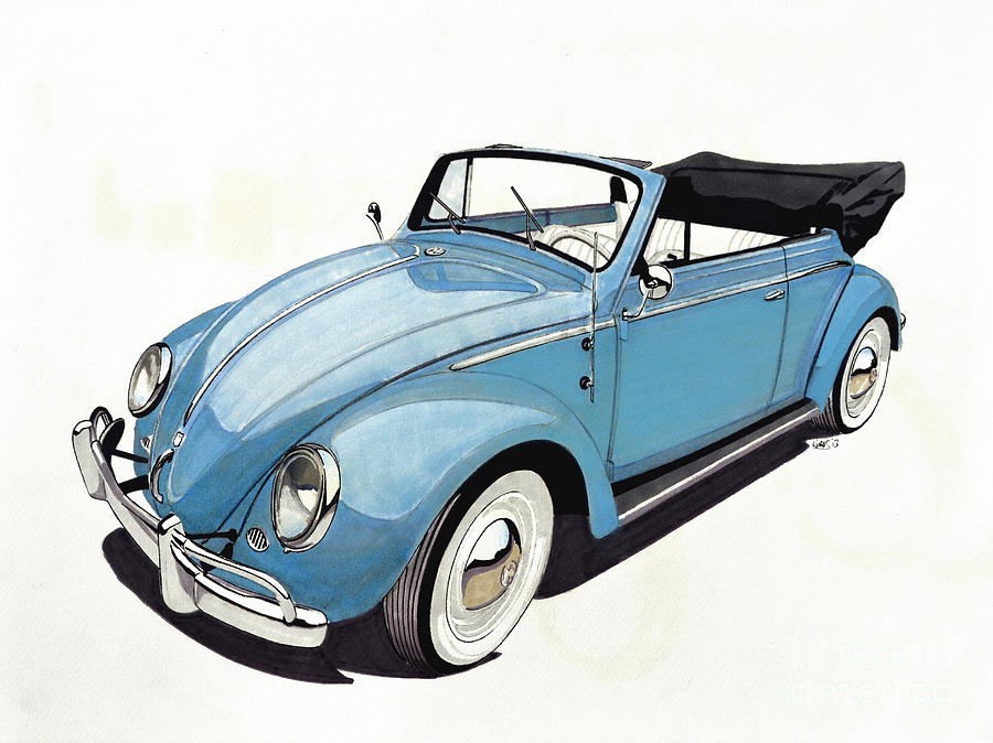 Vw Beetle Drawing at GetDrawings Free download