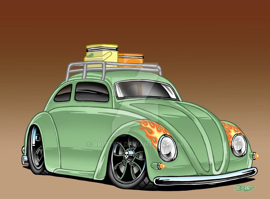Vw Bug Drawing at GetDrawings Free download
