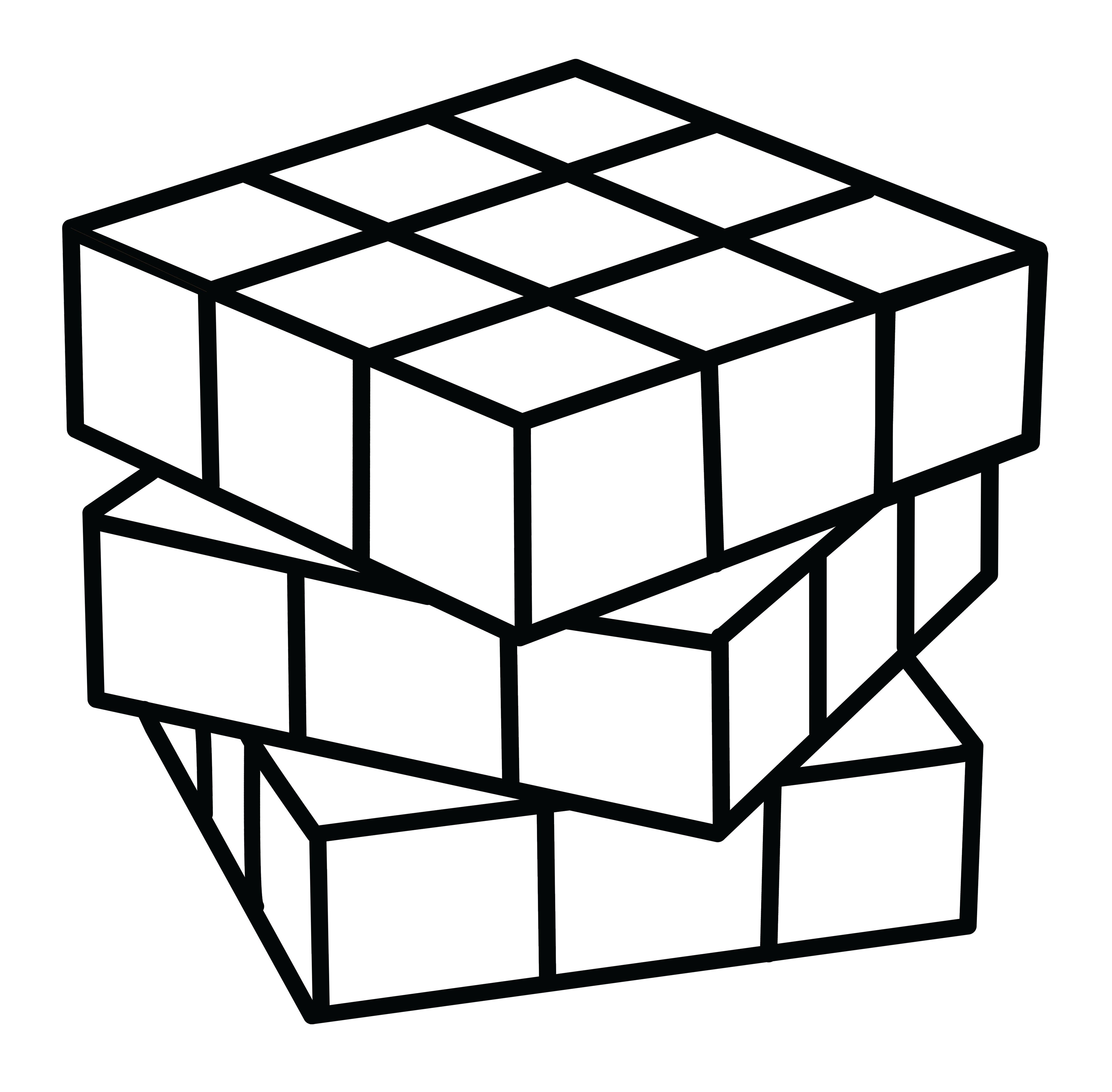 3d Cube Drawing at GetDrawings Free download