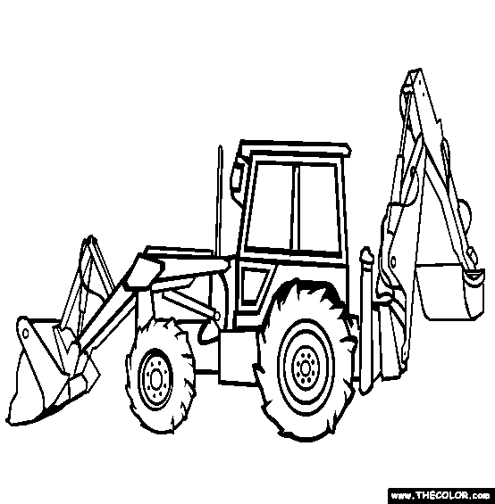 Backhoe Drawing at GetDrawings Free download