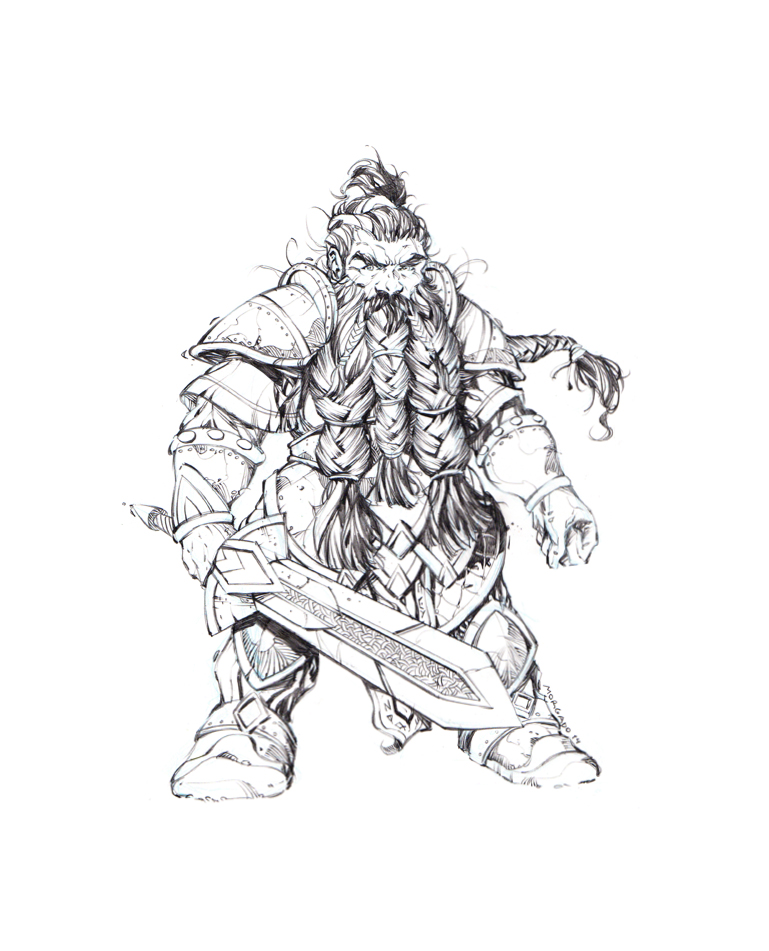 Dwarf Drawing at GetDrawings Free download
