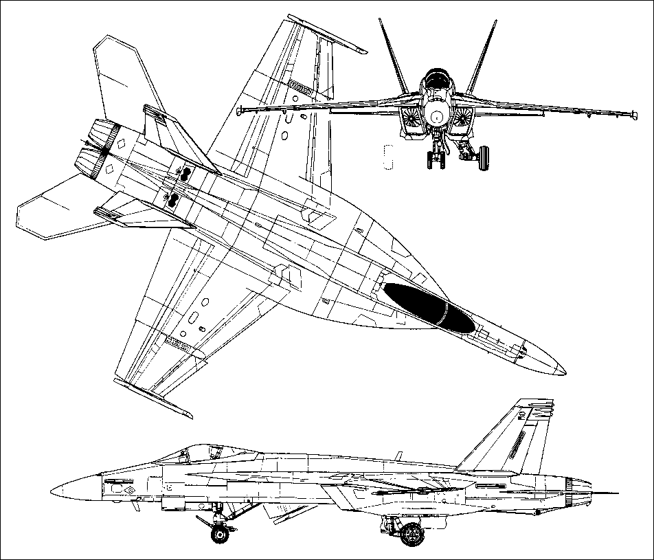 F18 Drawing at GetDrawings Free download