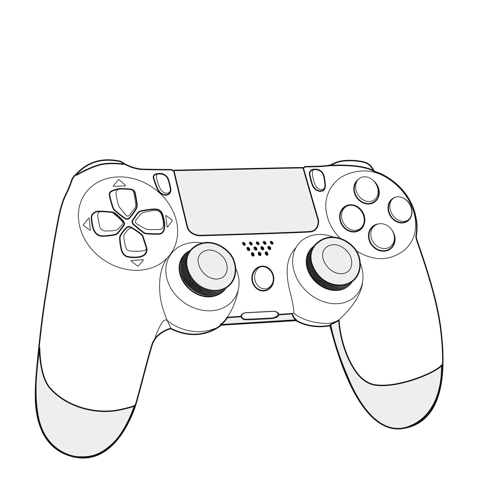 Ps4 Controller Drawing at Free for