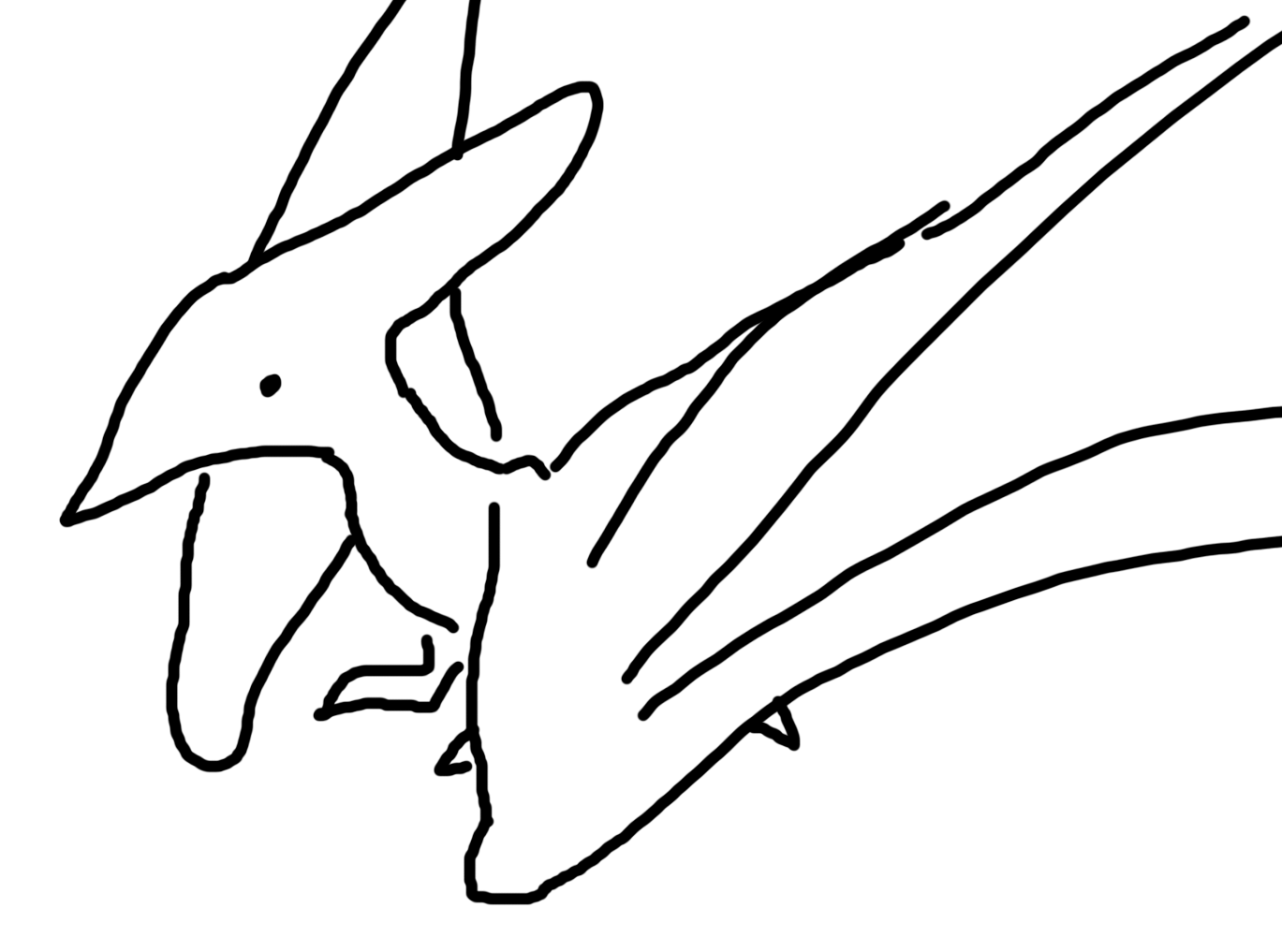 Pterodactyl Drawing at GetDrawings Free download