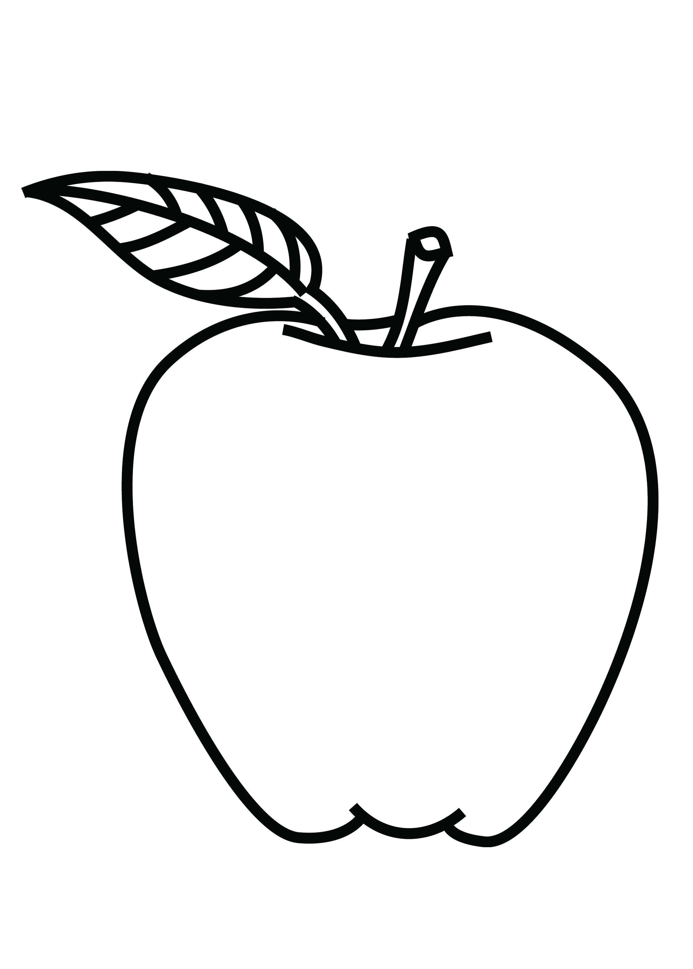 Simple Apple Drawing at GetDrawings Free download