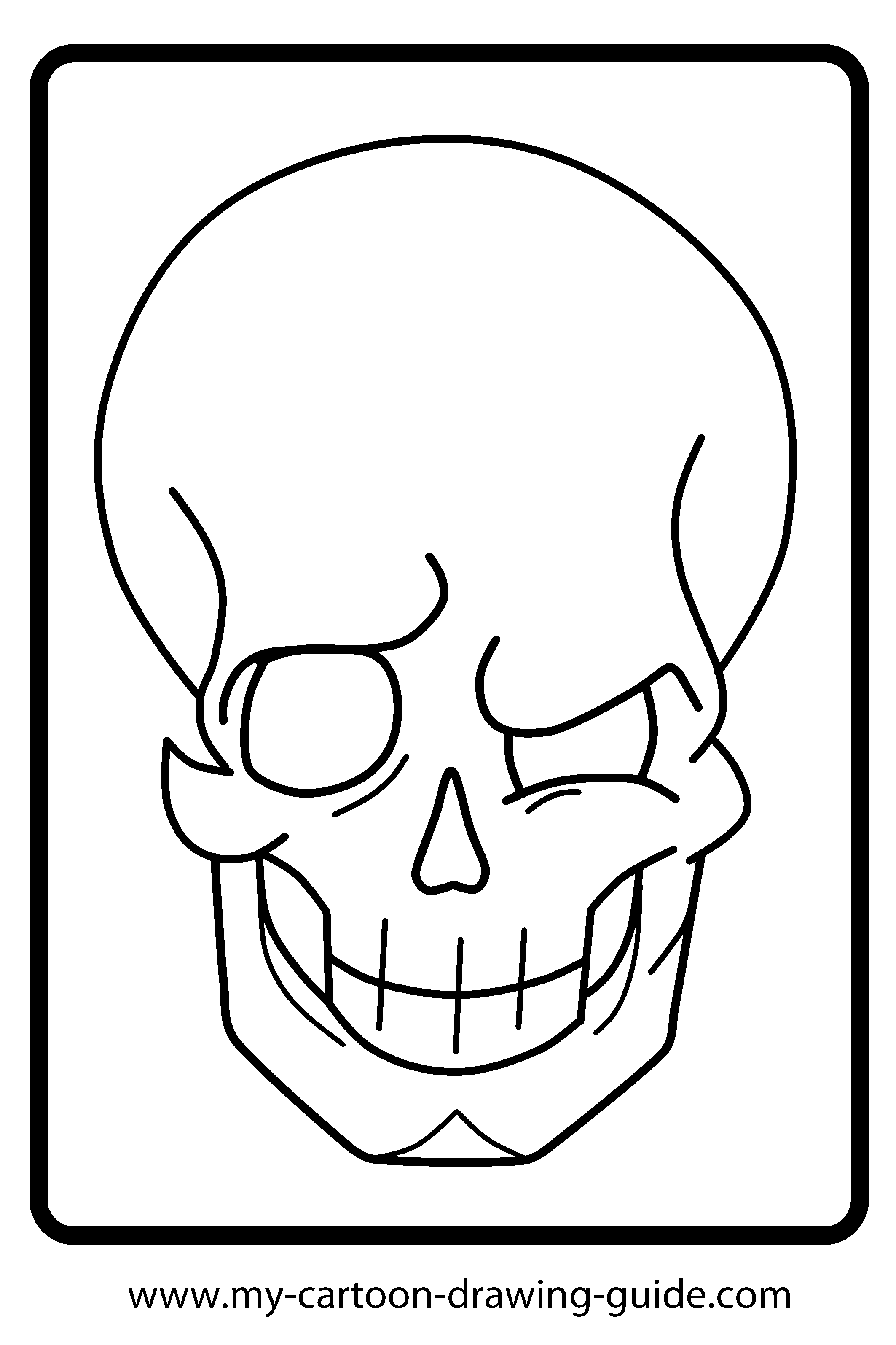 Skull Simple Drawing at GetDrawings Free download
