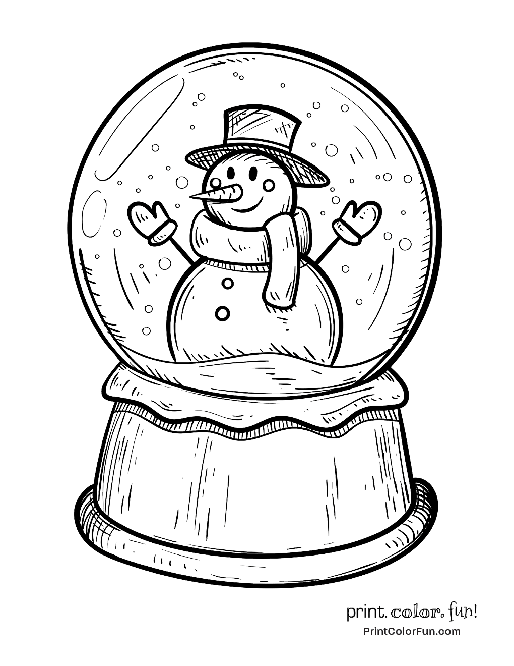 Snow Globe Drawing at GetDrawings Free download
