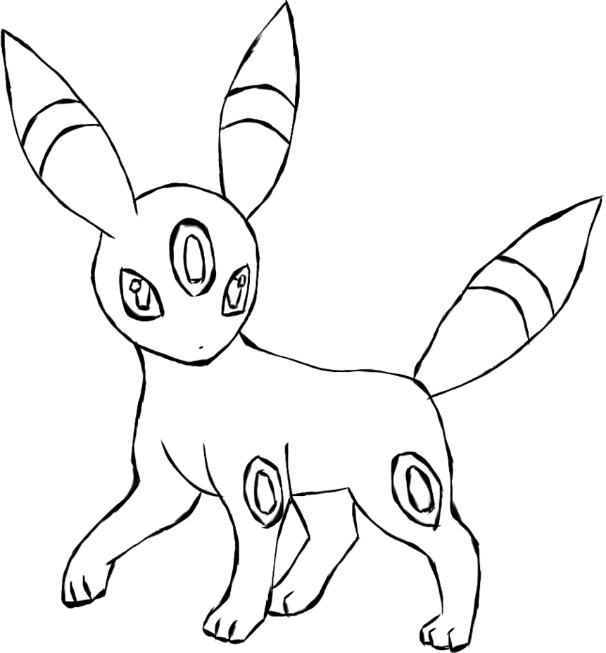 Umbreon Drawing at GetDrawings Free download