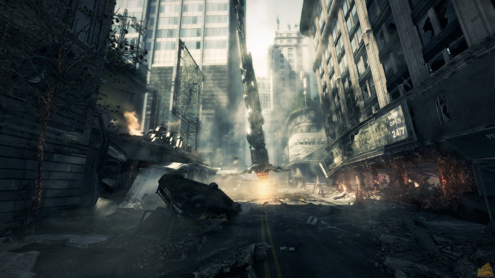 Destroyed City Background (62+ images)